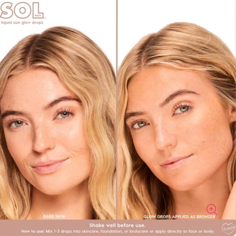 ColourPop SOL Liquid Sun Glow Drops - Bronze Glow, 30ml, NIB - Picture 4 of 7